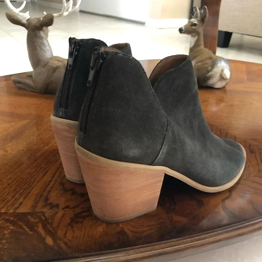susina carina lee Gray bootie size 8.5 - Picture 3 of 5